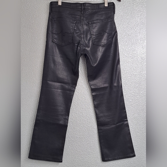 AG Adriano Goldschmied Black Jodi High-Rise Cropped Jeans   Size 27 - Picture 3 of 7